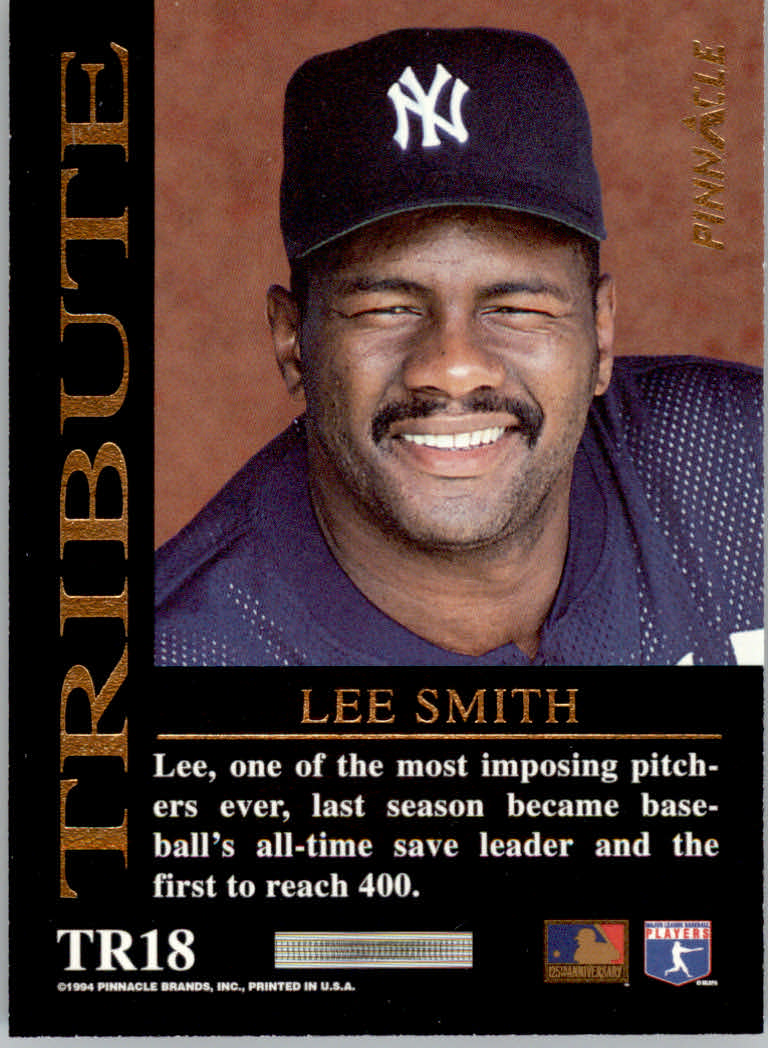 1994 Pinnacle Baseball "Tribute" Einsatzkarten - Bild 25 von 25