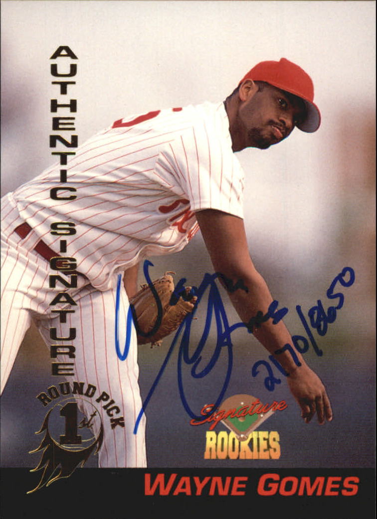 1994 Signature Rookies Signatures #28 Wayne Gomes