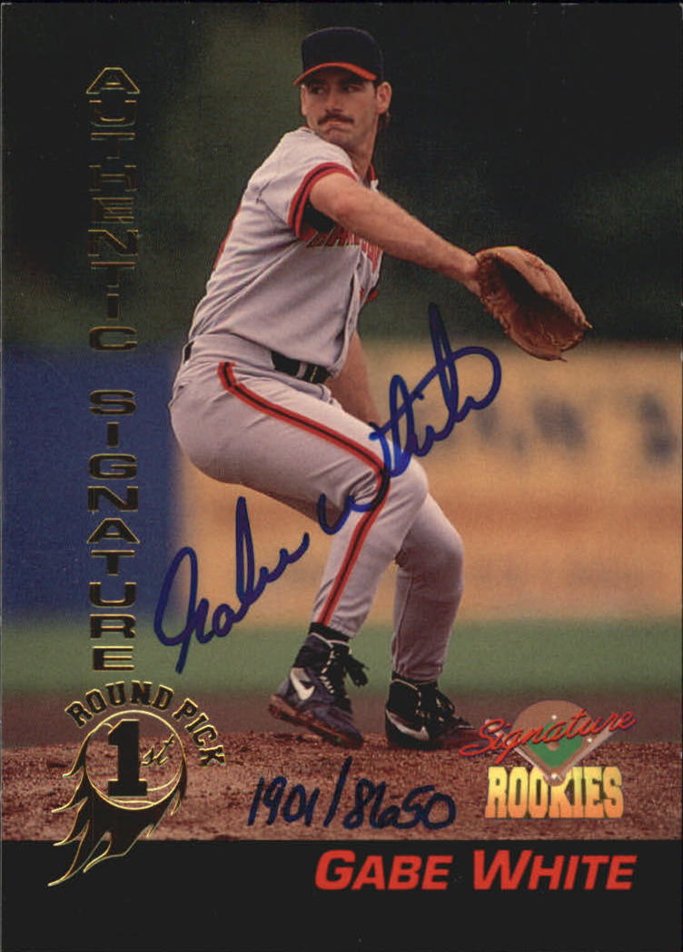 1994 Signature Rookies Signatures #47 Gabe White