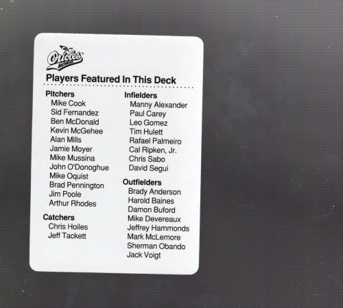 B2415- 1994 Orioles U.S. Playing Cards Baseball -You Pick- 15+ FREE US SHIP - Picture 10 of 10