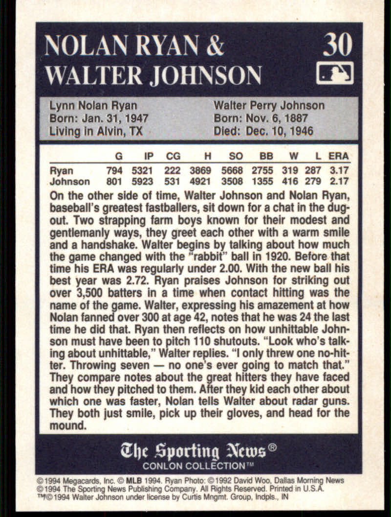 1994 Conlon TSN Baseball "Color Inserts" Cards - Picture 15 of 17