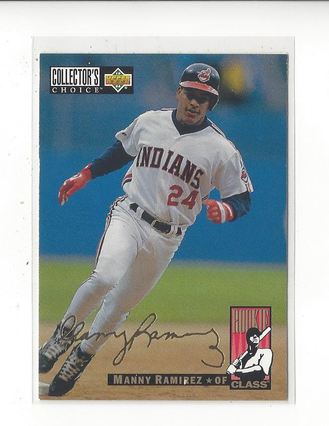 1994 Collector's Choice Gold Signature #16 Manny Ramirez - NM-MT