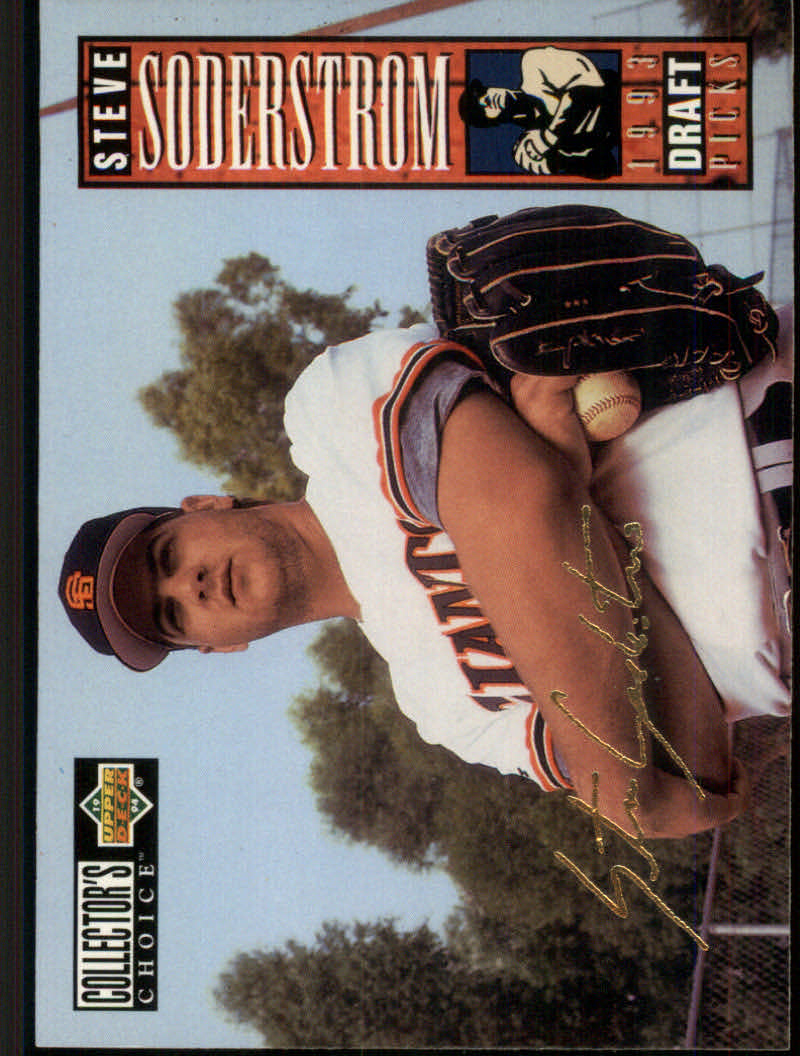 1994 Collector's Choice Gold Signature #24 Steve Soderstrom