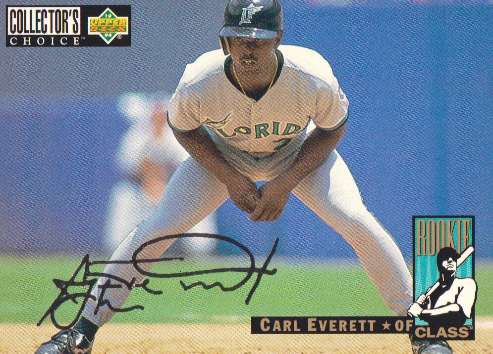 1994 Collector's Choice Silver Signature #6 Carl Everett