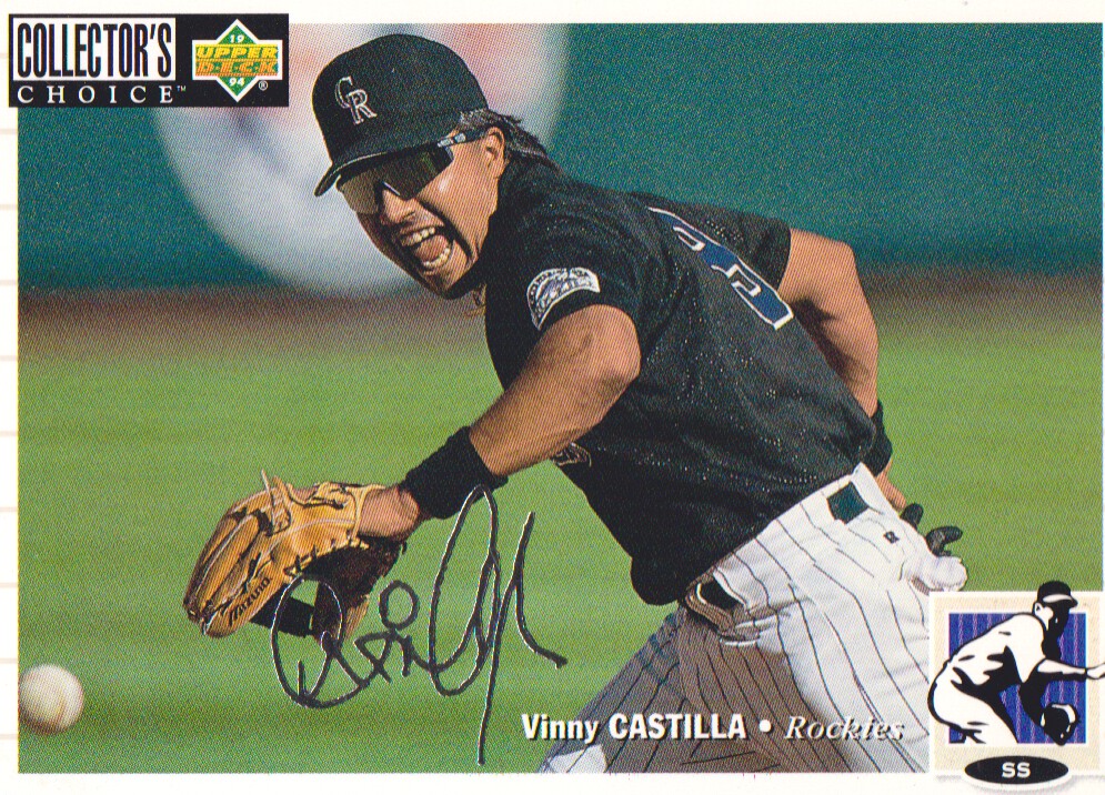 1994 Collector's Choice Silver Signature #74 Vinny Castilla