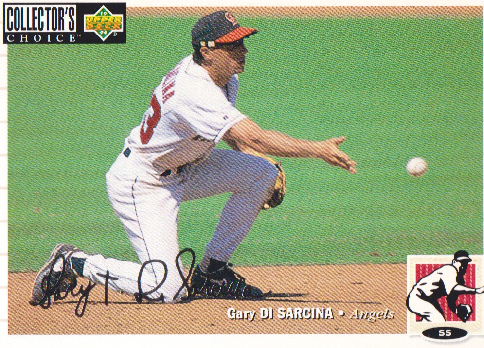 1994 Collector's Choice Silver Signature #94 Gary DiSarcina