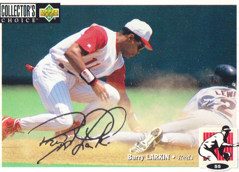 1994 Collector's Choice Silver Signature #171 Barry Larkin