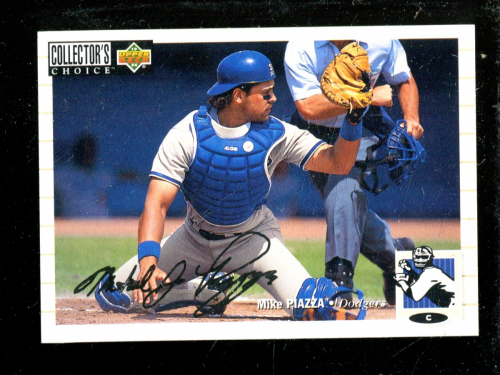 1994 Collector's Choice Silver Signature #400 Mike Piazza