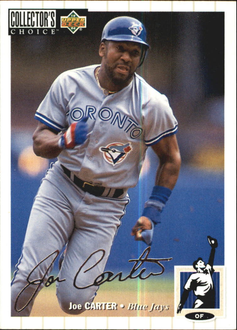 Autographed 1991 Upper Deck Toronto Blue Jays Joe Carter card