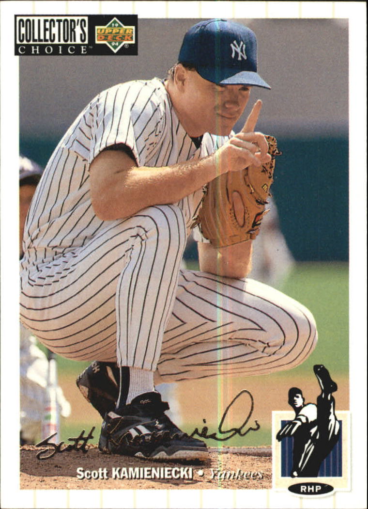 1994 Collector's Choice Silver Signature #487 Scott Kamieniecki - NM-MT