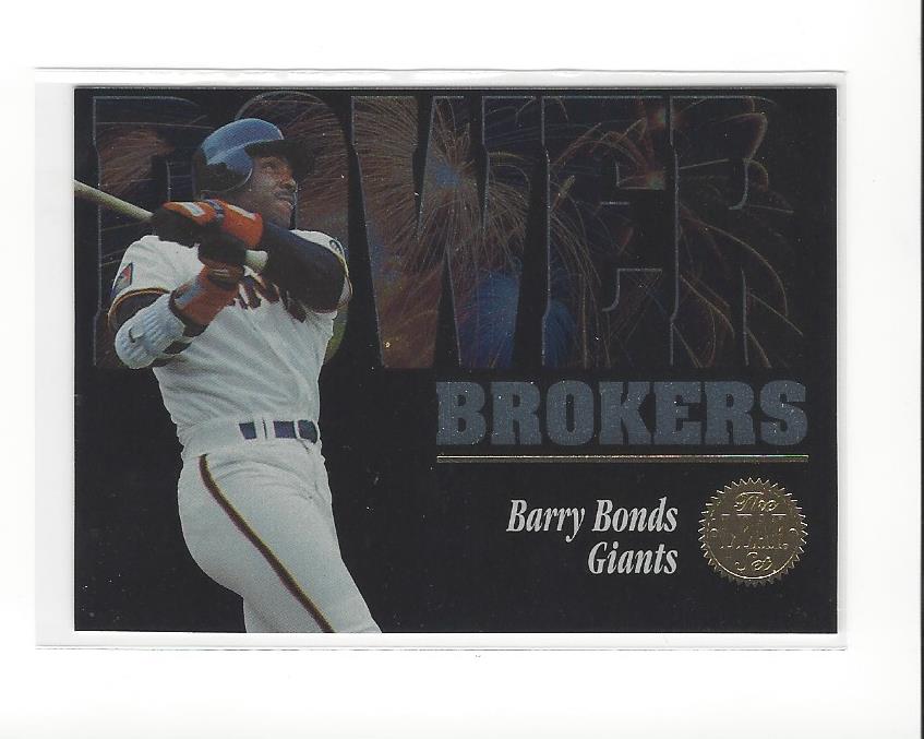 1994 Leaf Power Brokers #3 Barry Bonds