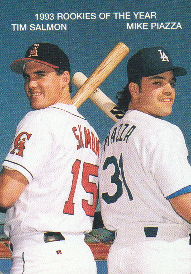 1994 Mother's Piazza/Salmon #4 Mike Piazza/Tim Salmon/(Back to back,/looking o