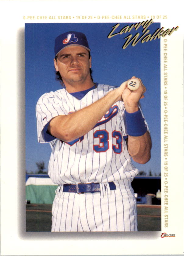 1994 O-Pee-Chee All-Star Redemptions #19 Larry Walker