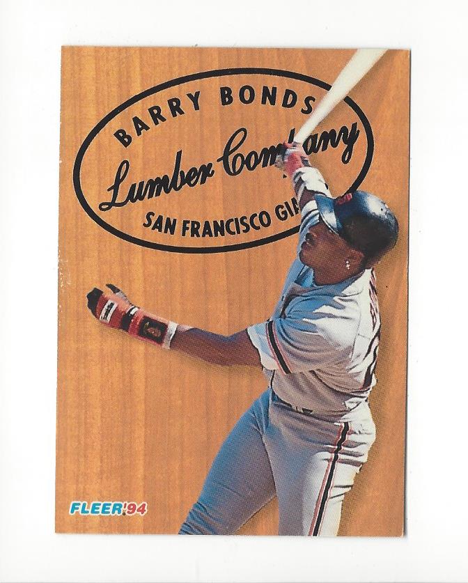 1994 Fleer Lumber Company #2 Barry Bonds