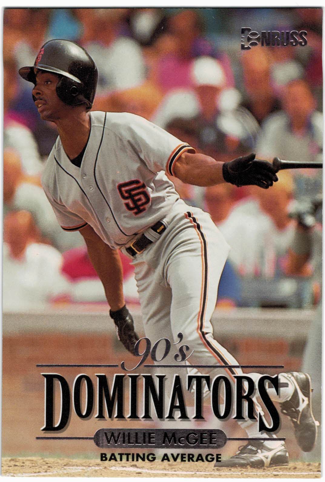 1994 Donruss Dominators Jumbos #B8 Willie McGee