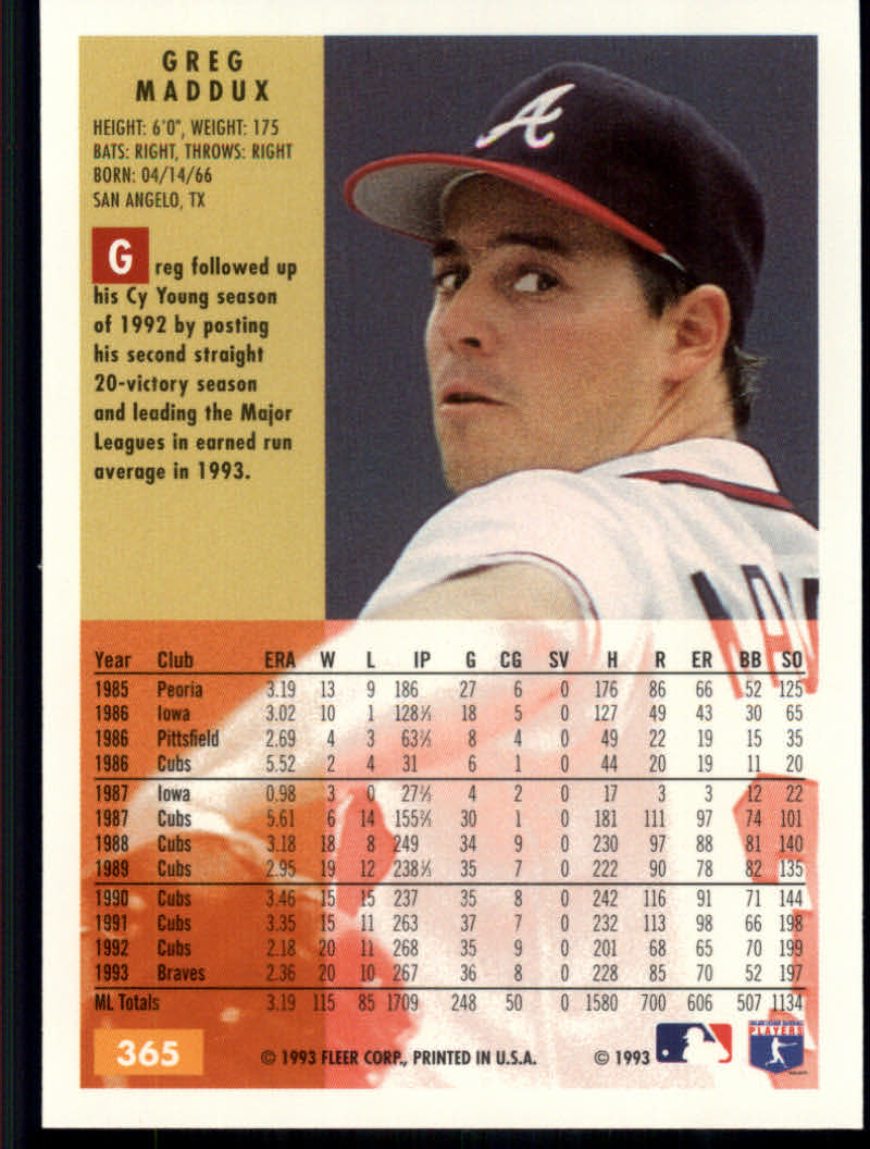 1994 Fleer Baseball "Main Set" Base Cards #241 to #480 - Picture 247 of 475