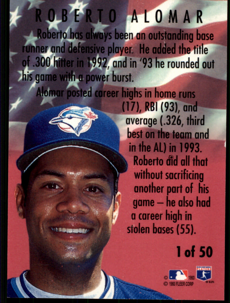1994 Fleer Baseball "All-Stars" Insert Cards - Picture 3 of 75