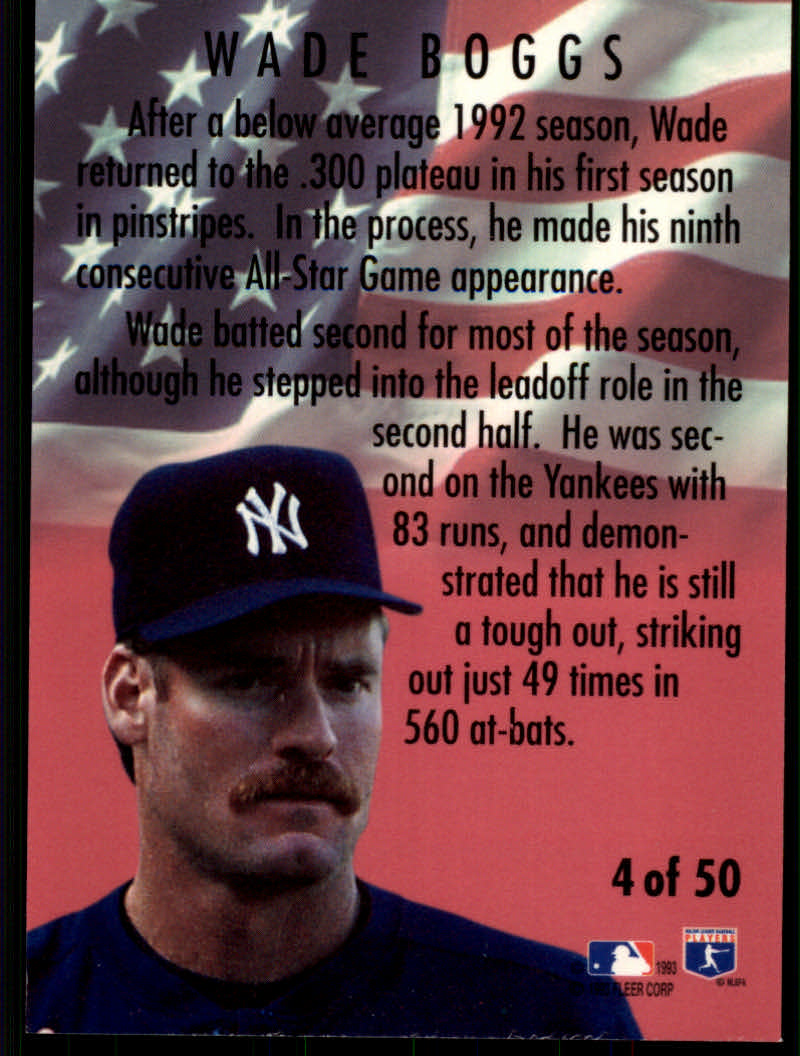 1994 Fleer Baseball "All-Stars" Insert Cards - Picture 9 of 75