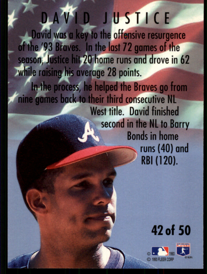 1994 Fleer Baseball "All-Stars" Insert Cards - Picture 61 of 75
