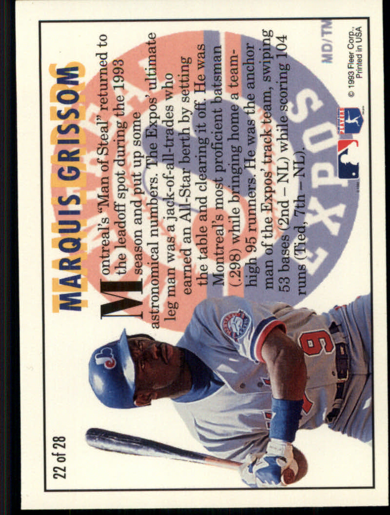 1994 Fleer Baseball "Team Leaders" Insert Cards - Picture 39 of 48