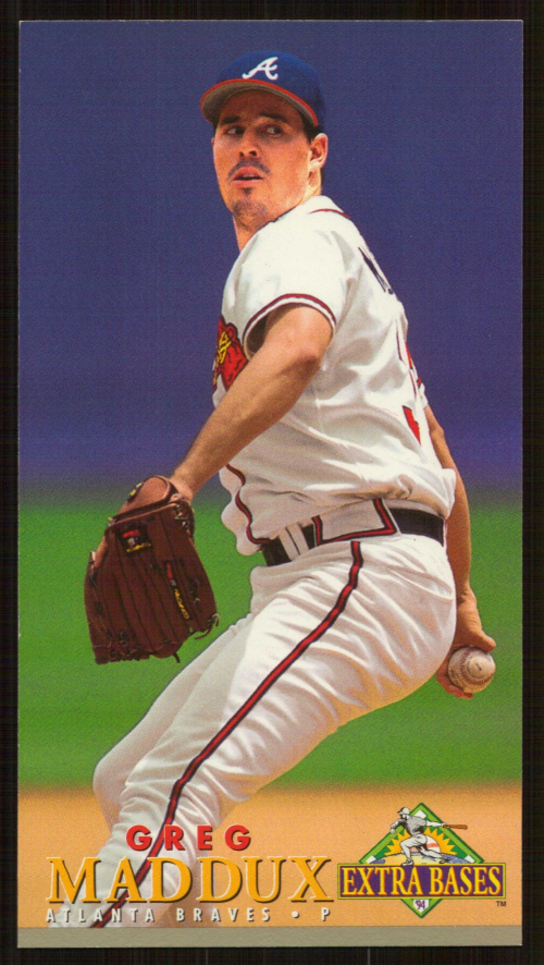 1994 Fleer Extra Bases #208 Greg Maddux