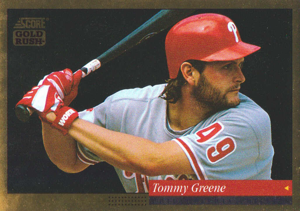 1994 Score Gold Rush #380 Tommy Greene