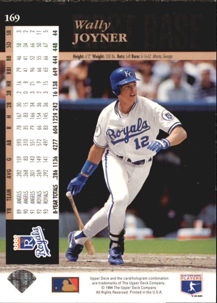1994 Upper Deck Electric Diamond #169 Wally Joyner