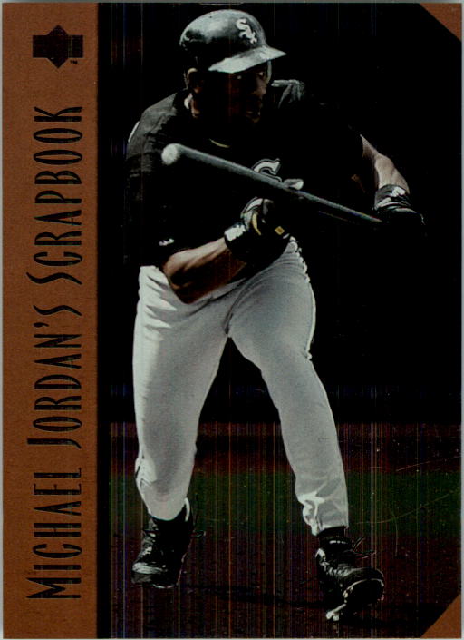 1995 Upper Deck #3 One on One Michael Jordan Hitting White Sox