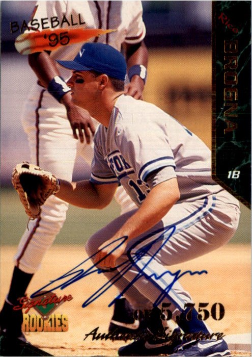 1995 Signature Rookies Signatures #10 Rico Brogna