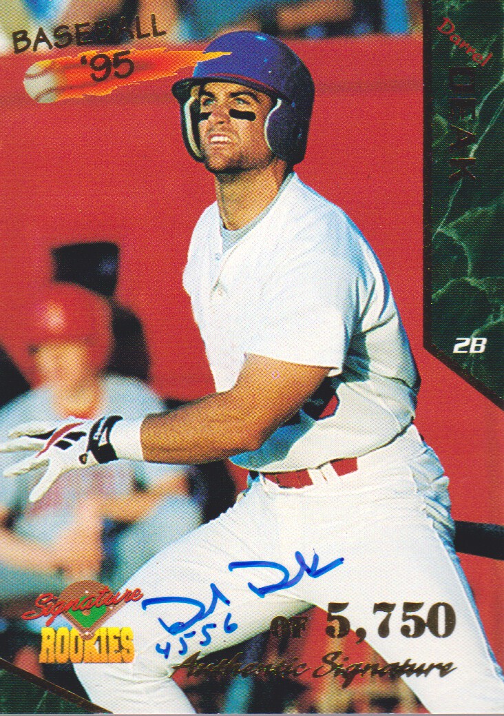 1995 Signature Rookies Signatures #14 Darrell Deak