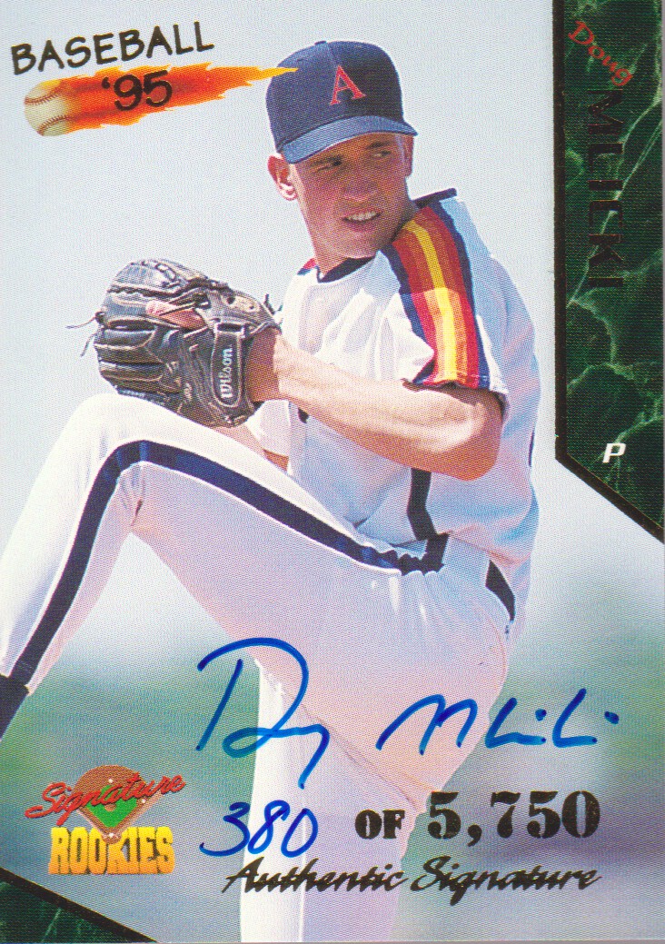 1995 Signature Rookies Signatures #37 Doug Mlicki