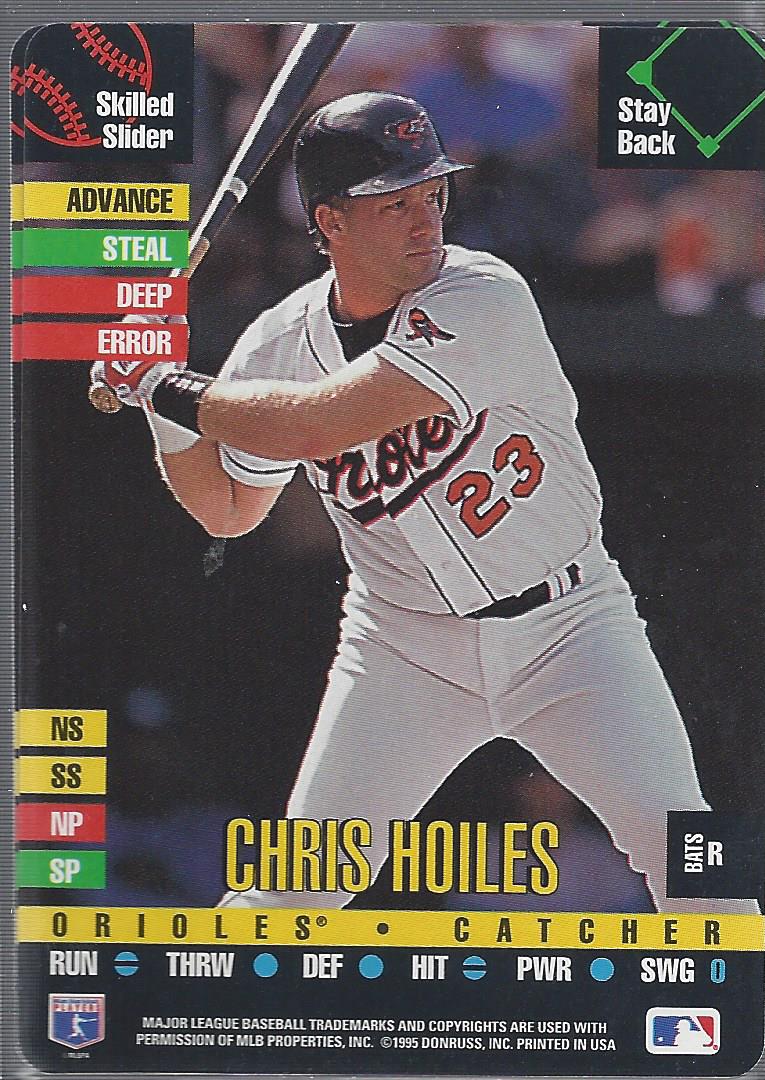 1995 Donruss Top of the Order #10 Chris Hoiles C