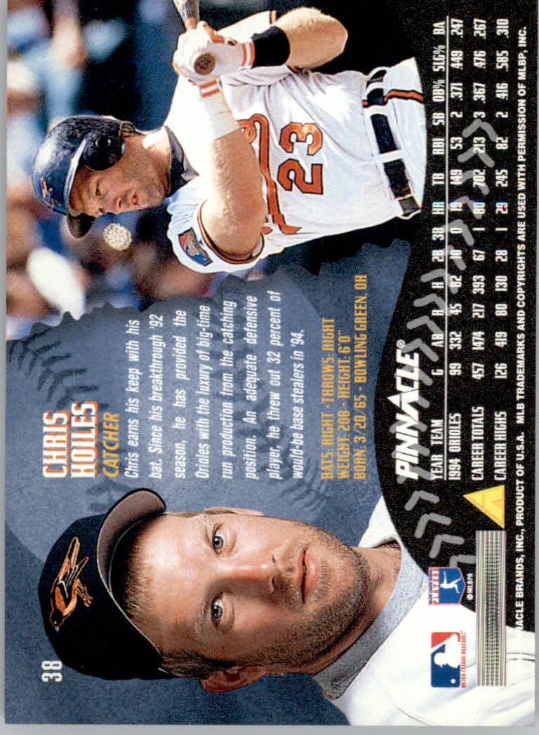 1995 Pinnacle Baseball "Artist's Proofs" Parallel Cards - Bild 7 von 25