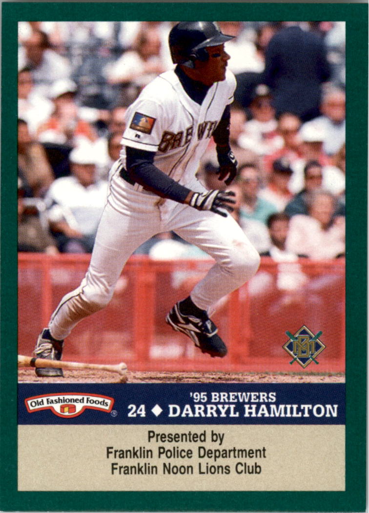 1995 Brewers Police #7 Darryl Hamilton