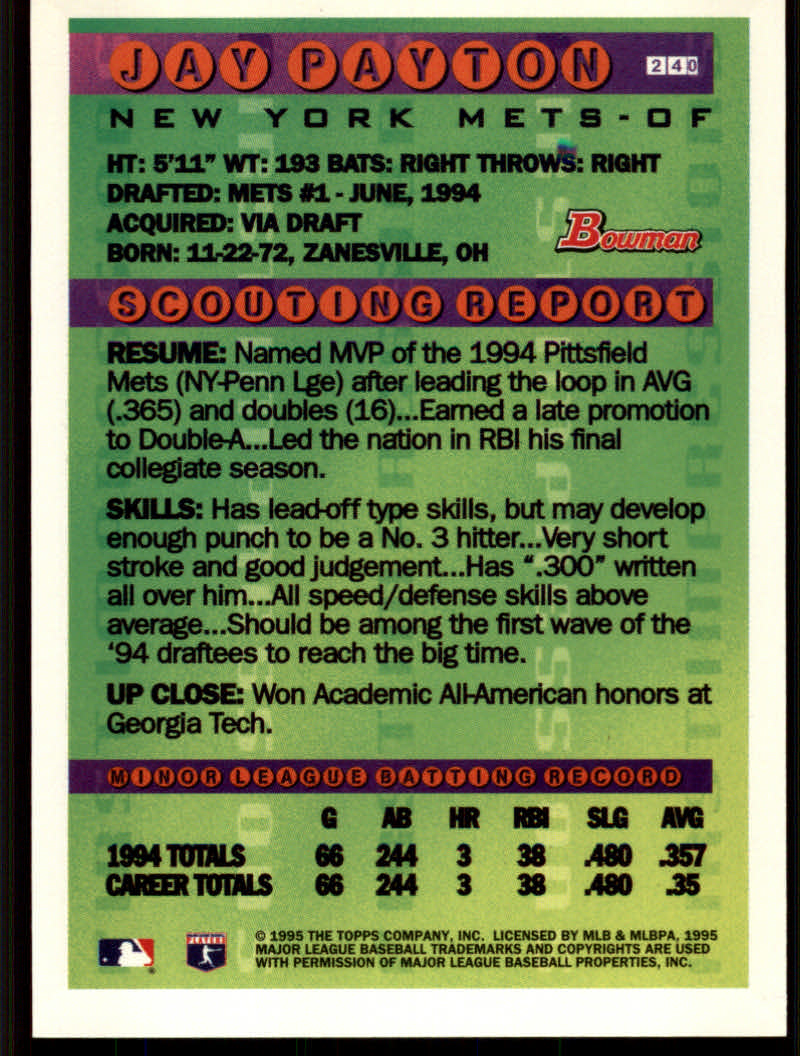 1995 Bowman Baseball "Gold Foil" Parallel Cards - Picture 23 of 41