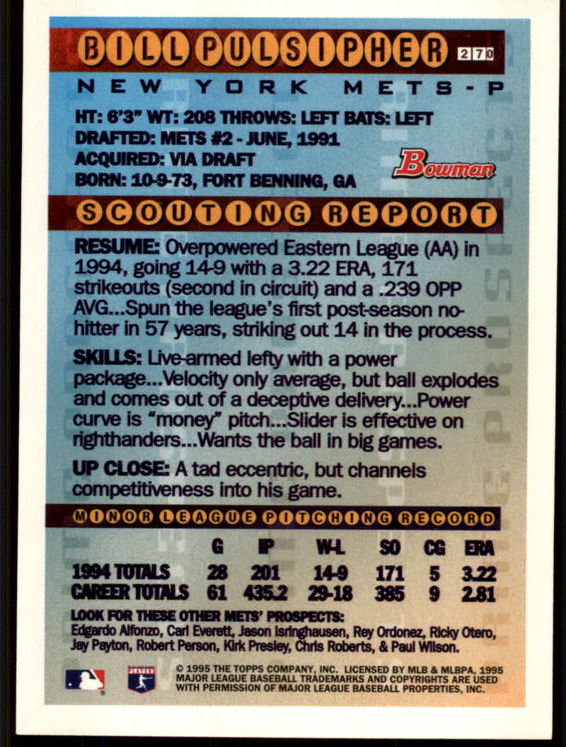 1995 Bowman Baseball "Gold Foil" Parallel Cards - Picture 5 of 41