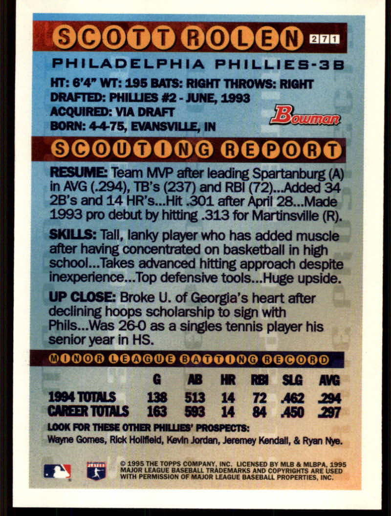 1995 Bowman Baseball "Gold Foil" Parallel Cards - Picture 3 of 41