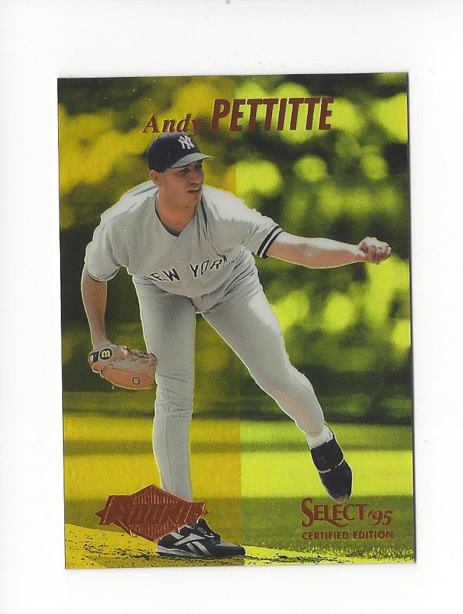 1995 Select Certified Mirror Gold #96 Andy Pettitte
