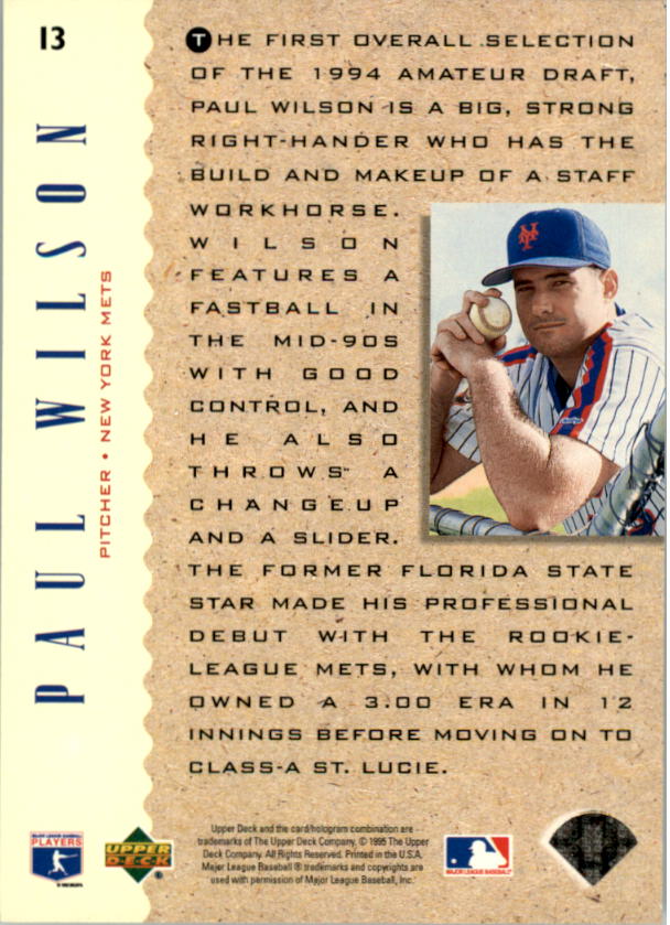 1995 Upper Deck Baseball Card Pick (Base) 1-260 - Picture 27 of 490