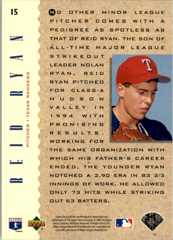 1995 Upper Deck Baseball Card Pick (Base) 1-260 - Picture 31 of 490