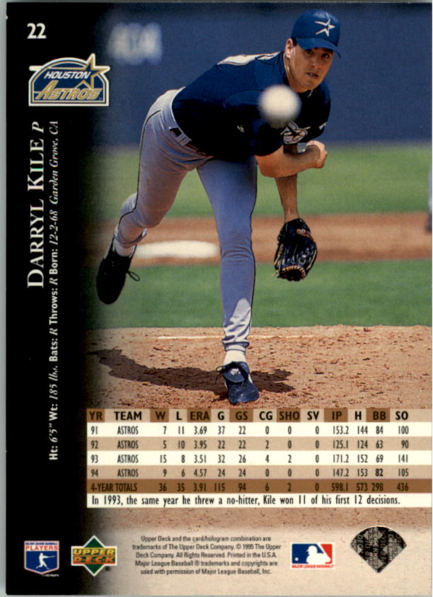 1995 Upper Deck Baseball Card Pick (Base) 1-260 - Picture 45 of 490