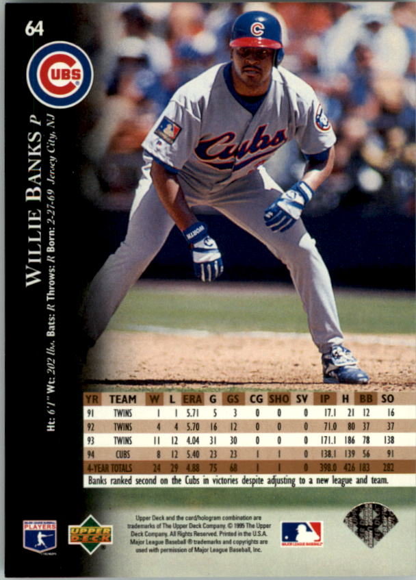 1995 Upper Deck Baseball Card Pick (Base) 1-260 - Picture 122 of 490