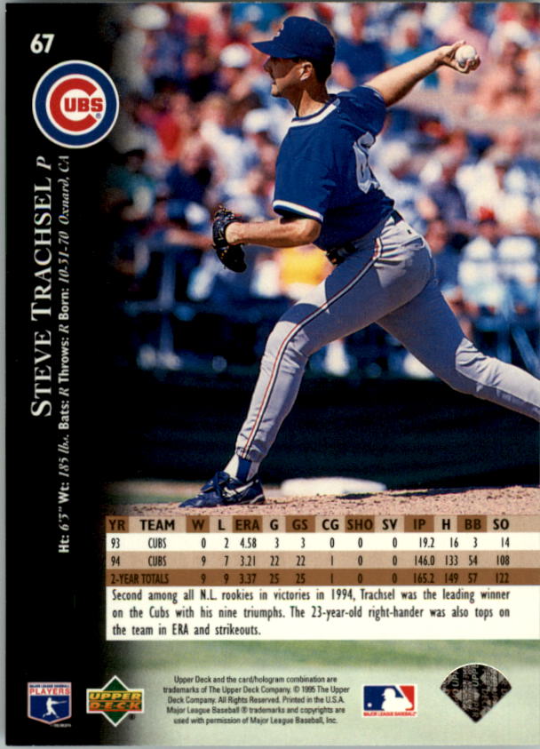 1995 Upper Deck Baseball Card Pick (Base) 1-260 - Picture 128 of 490