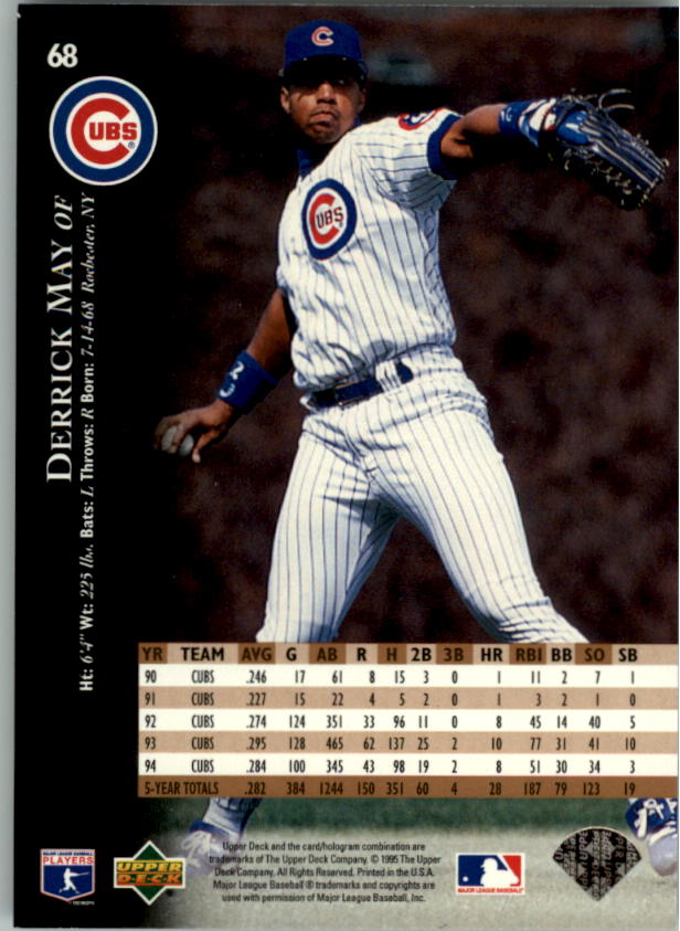 1995 Upper Deck Baseball Card Pick (Base) 1-260 - Picture 130 of 490