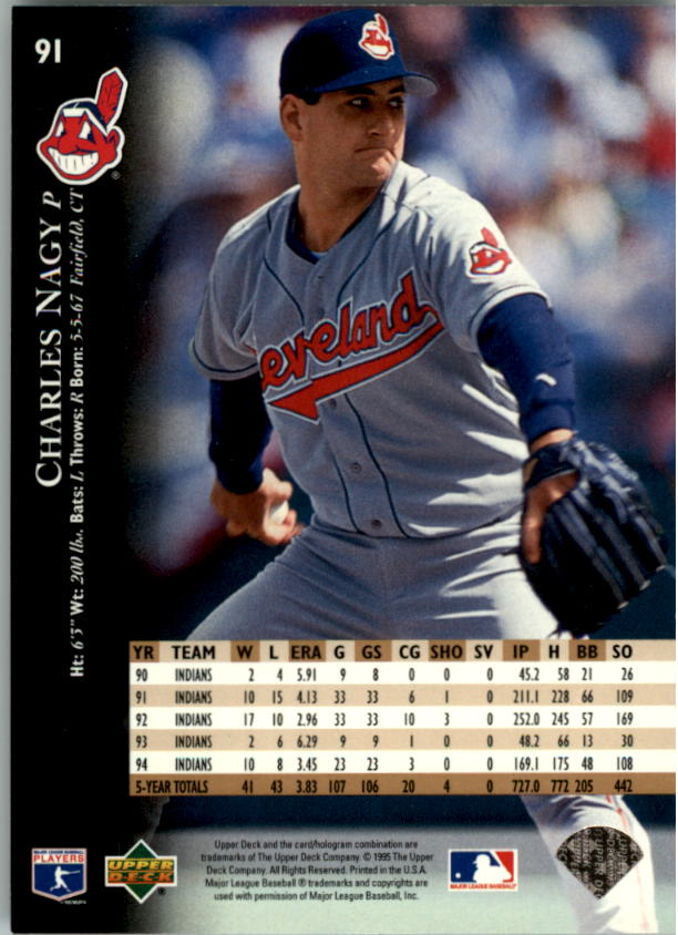 1995 Upper Deck Baseball Card Pick (Base) 1-260 - Picture 173 of 490