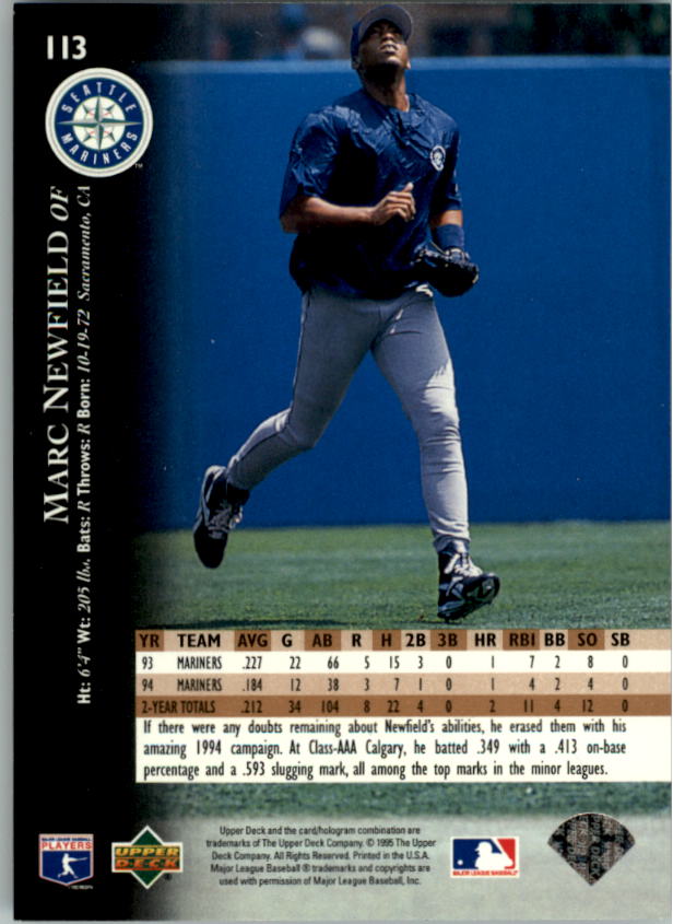 1995 Upper Deck Baseball Card Pick (Base) 1-260 - Picture 213 of 490