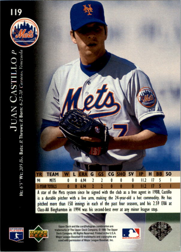 1995 Upper Deck Baseball Card Pick (Base) 1-260 - Picture 225 of 490