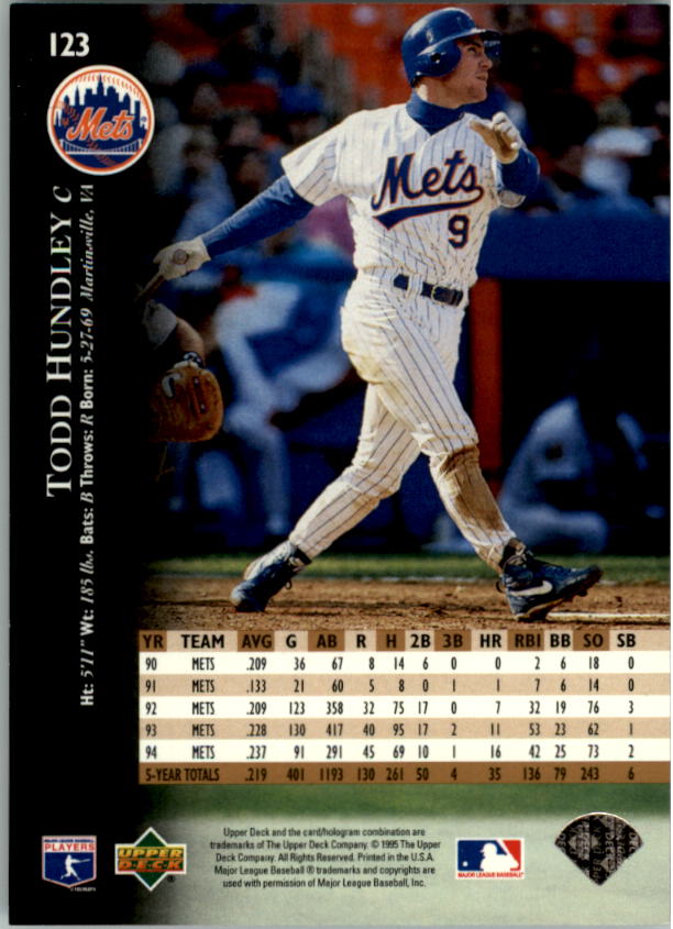 1995 Upper Deck Baseball Card Pick (Base) 1-260 - Picture 233 of 490