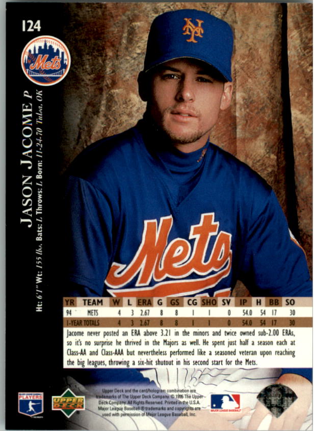 1995 Upper Deck Baseball Card Pick (Base) 1-260 - Picture 235 of 490