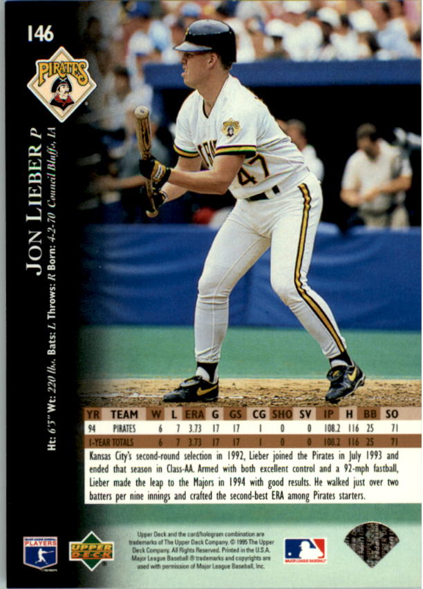 1995 Upper Deck Baseball Card Pick (Base) 1-260 - Picture 276 of 490